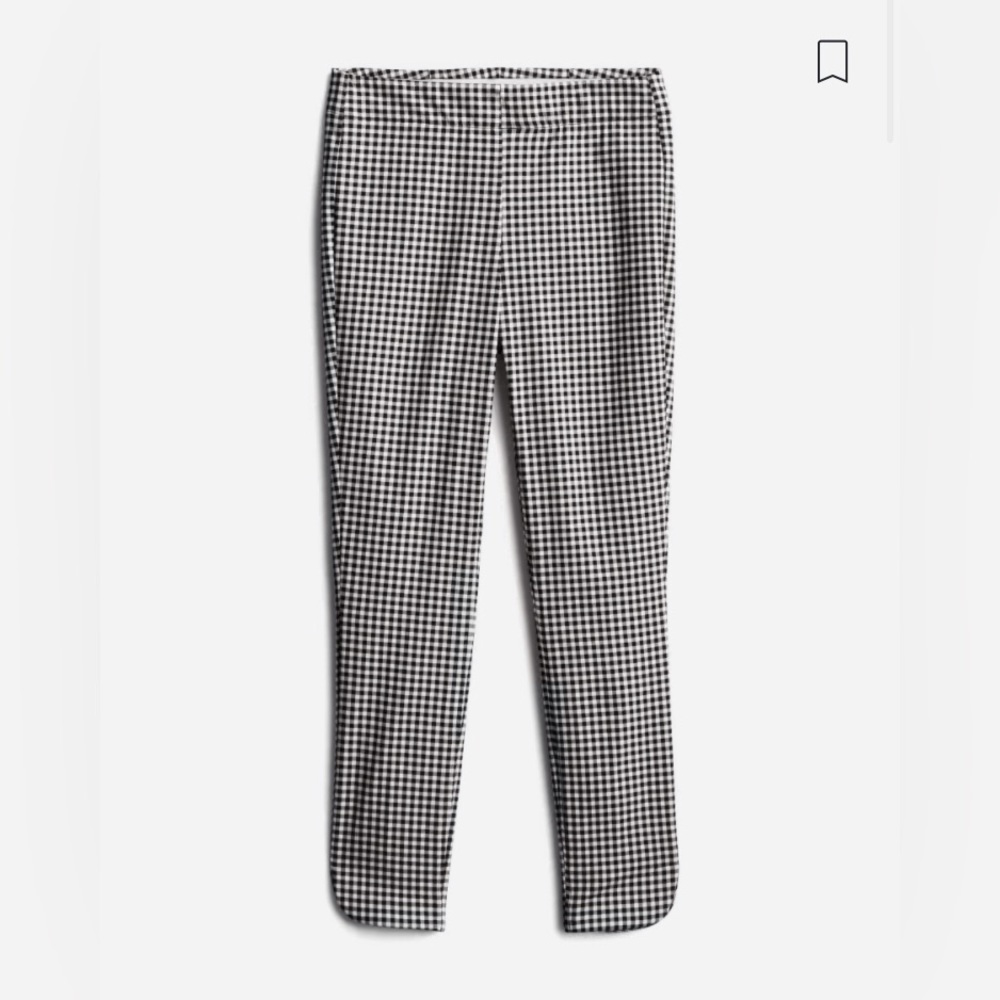 Plaid Cropped Trouser